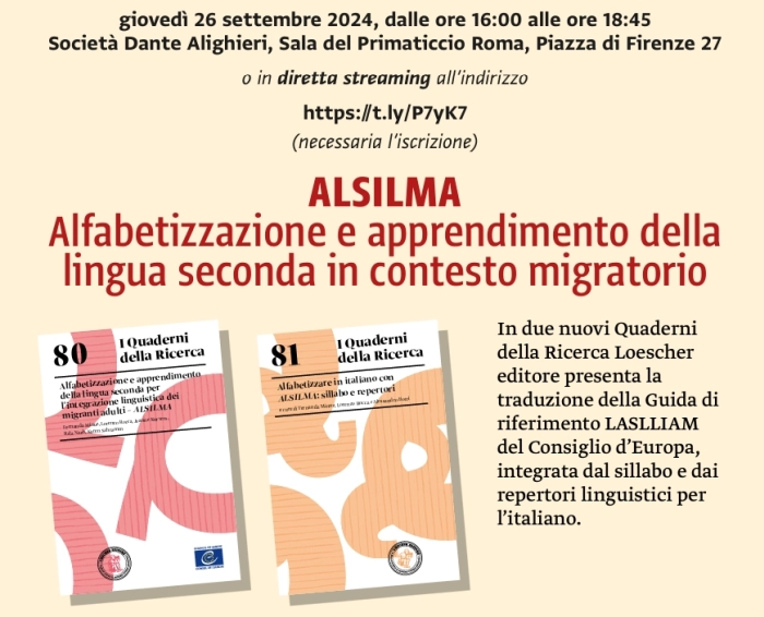 Da LASLLIAM ad ALSILMA: incontro per insegnanti di italiano L2